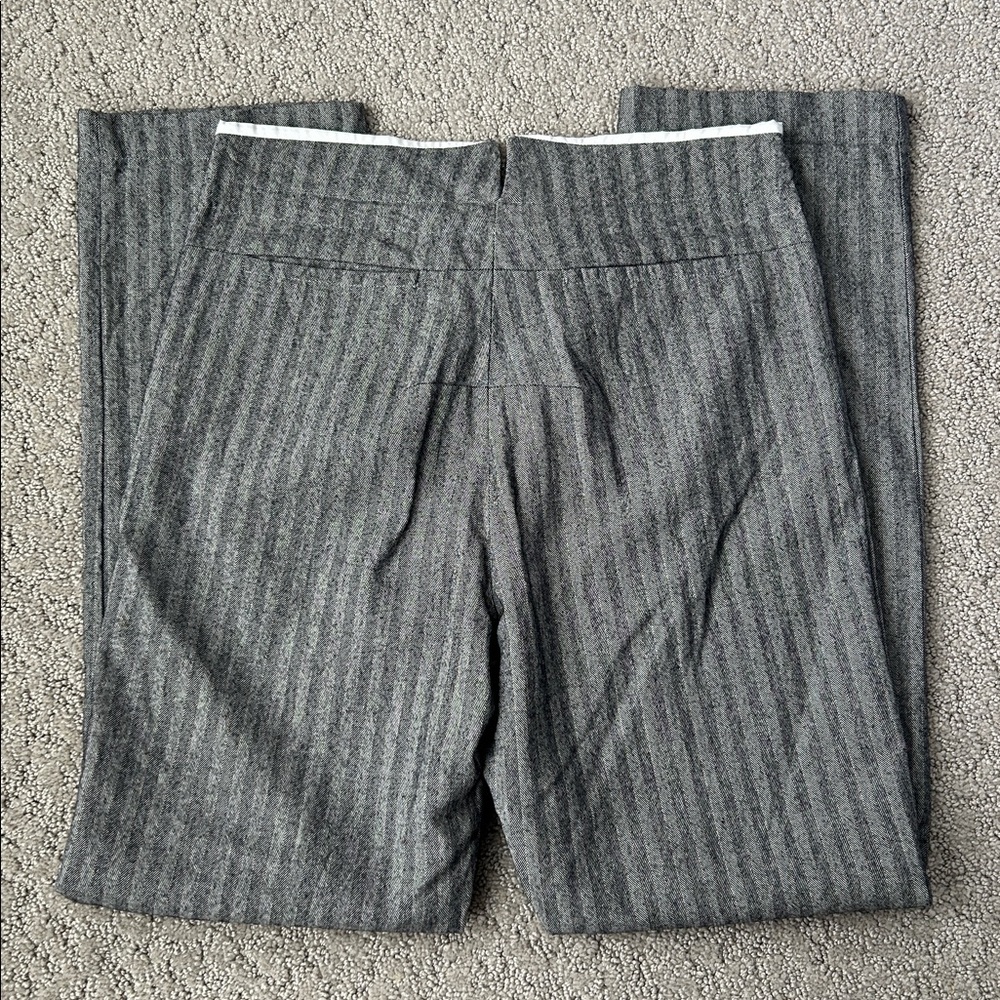 Hannoh Wessel Herringbone Wool Trousers Cotton Vintage Designer Pants 38 EUC - Picture 10 of 13
